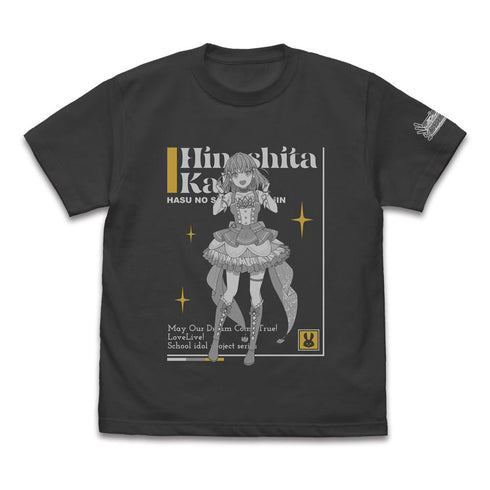 『ラブライブ!蓮ノ空女学院スクールアイドルクラブ』日野下花帆 Tシャツ DREAM LIVE!! Ver. スミ L